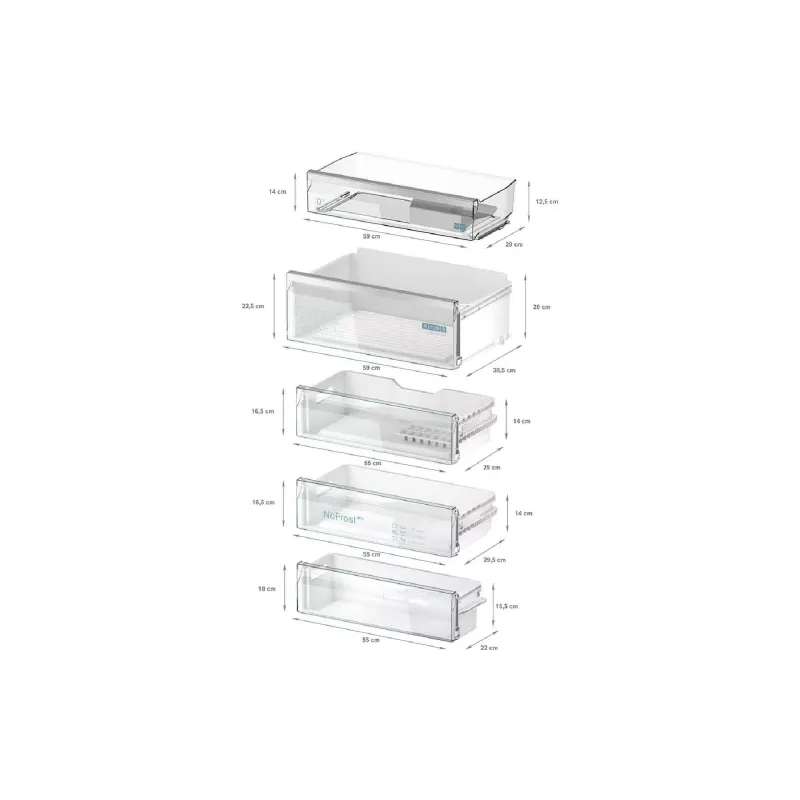 Frigorífico empotrado Siemens, White (KB96NADD0)