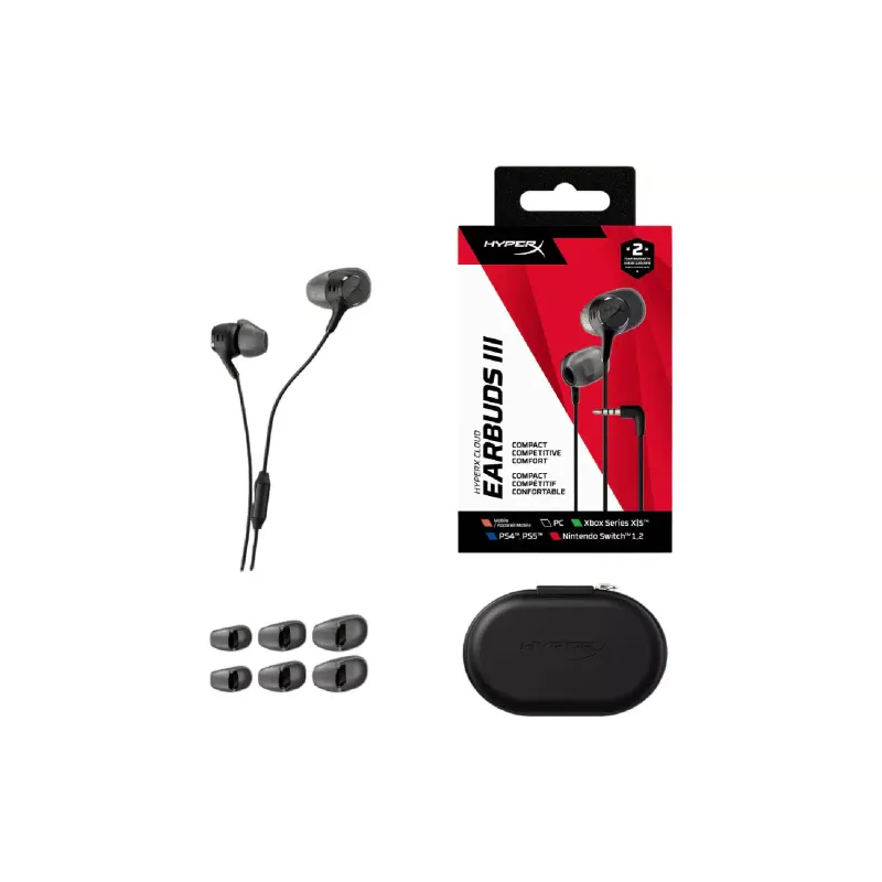 Гарнитура HyperX Cloud Earbuds III, 3.5 мм (BN7R9AA)