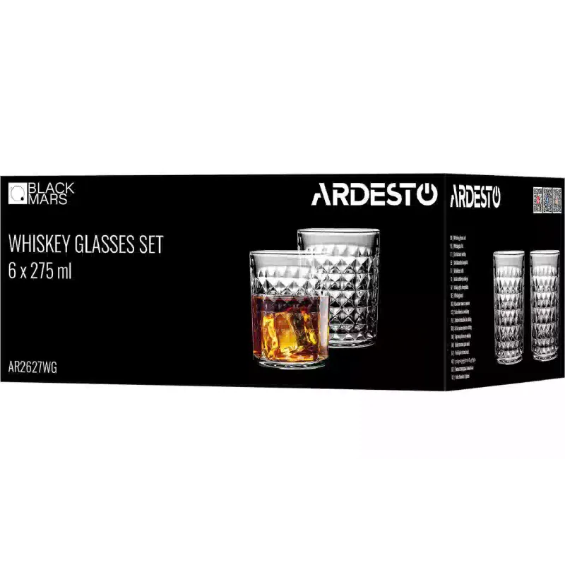 Чаша за уиски Ardesto Norma, Transparent (AR2627WG)