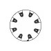Бордюр садовый Cellfast, 4.5 см х 4 м (30-251)