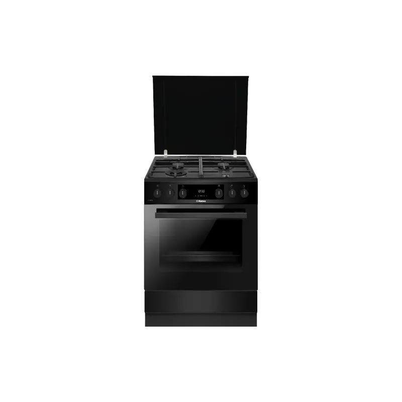 Плита комбінована Hansa (FCMM693291), 77 л, чувун, Black