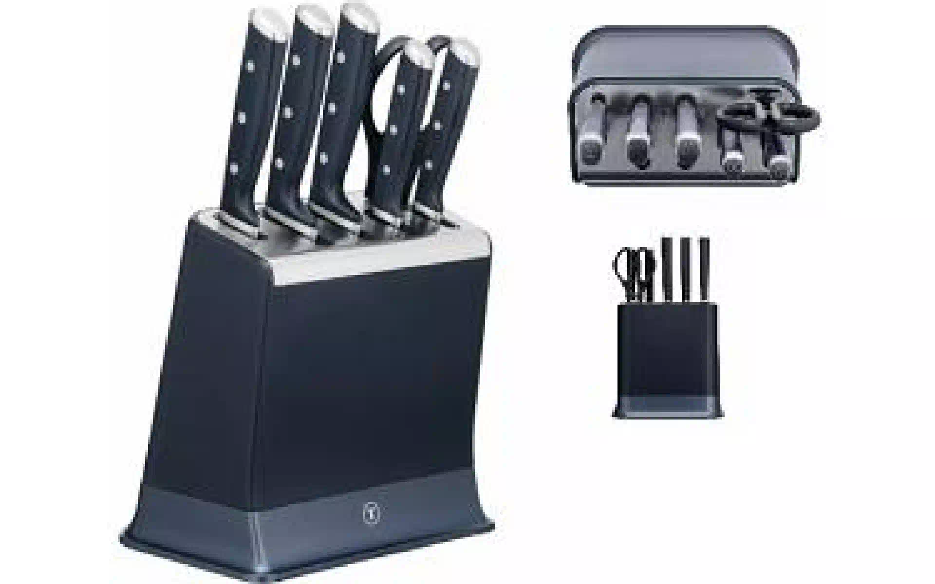 Ein Satz Küchenmesser Tefal EverSharp Pro, Blue (K297S744) Ein Satz Küchenmesser Tefal EverSharp Pro, Blue (K297S744)