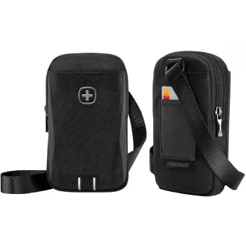 Bolso de hombro Wenger XE Compact Crossbody Monosling Bag, Black (653867)