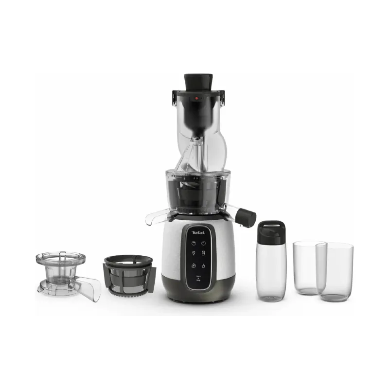 عصارة حلزونية Tefal Ultra Juice, Silver/Black (ZC605D38)