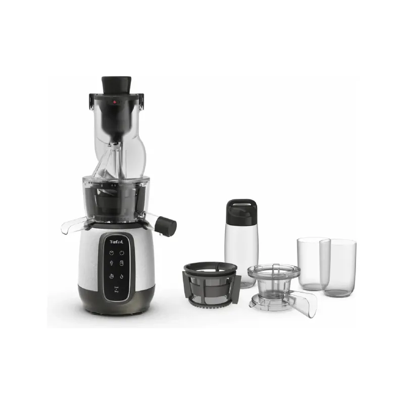 عصارة حلزونية Tefal Ultra Juice, Silver/Black (ZC605D38)