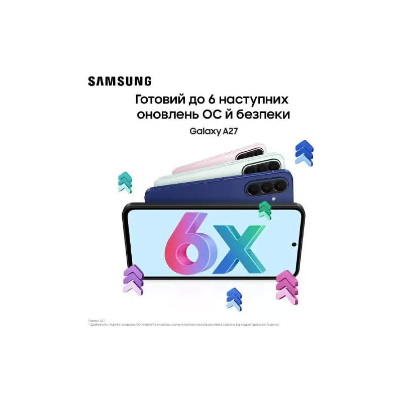 Смартфон Samsung Galaxy A27 5G A276, Blue (SM-A276BZBBEUC)