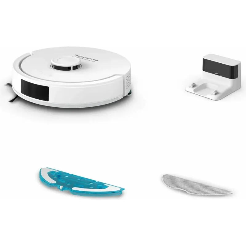 مكنسة كهربائية روبوتية Rowenta X-Plorer Serie 280, White (RR88H7E0)