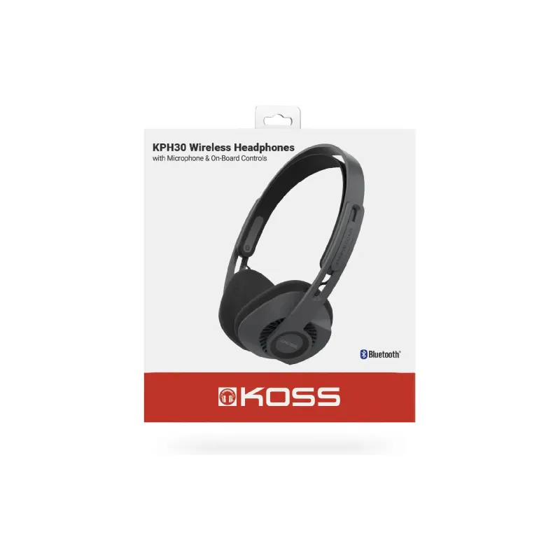 سماعات رأس توضع على الأذن Koss KPH30, Black (197592.101)