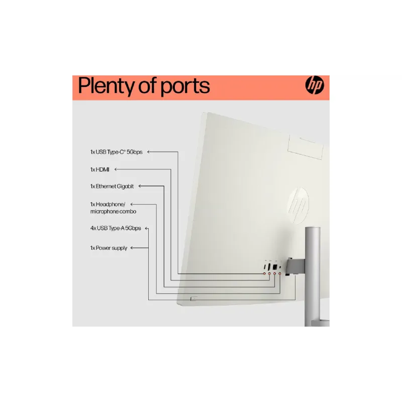 Computadora HP All-in-One 24-cr0000ua PC, Shell White (95Z22EA)