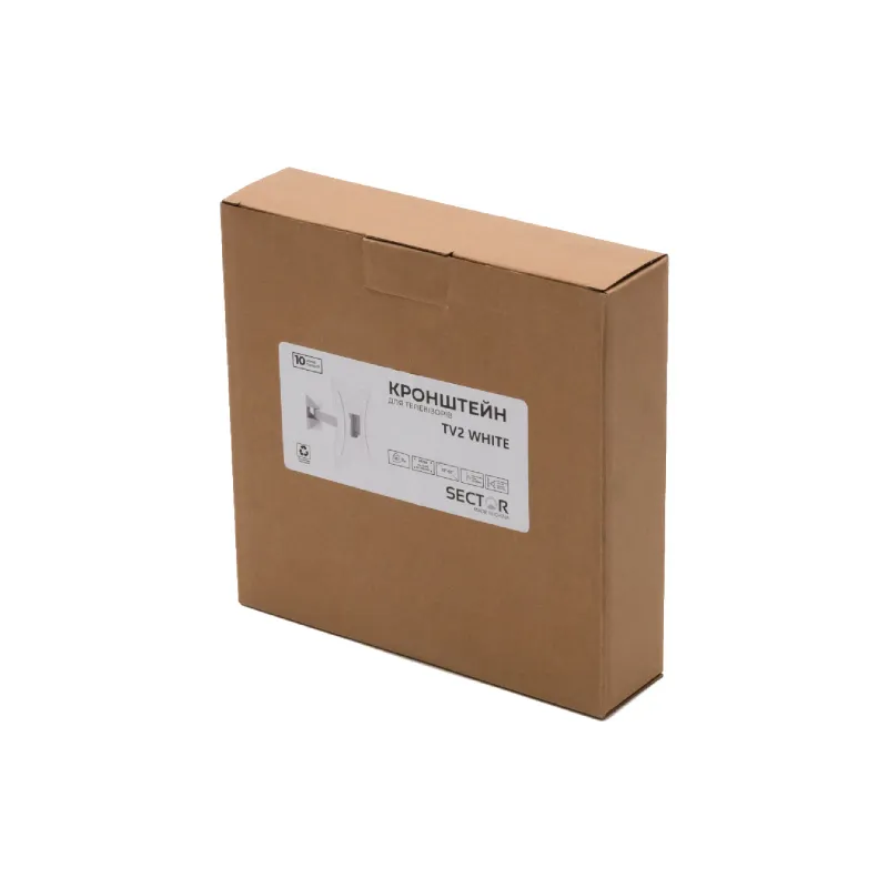 Кріплення для монітора Sector (TV2 White), 13" - 55", 30 кг, White