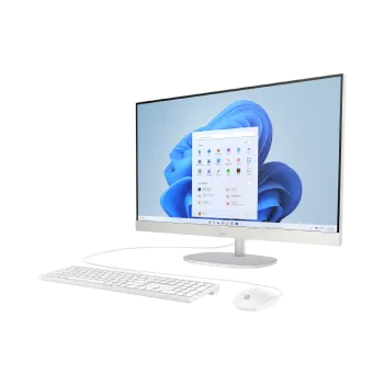 Computer HP AIO 27" FHD/IPS 16Gb/512Gb/R7 7730U/UMA/DOS/Wi-Fi White (A1QX9EA)