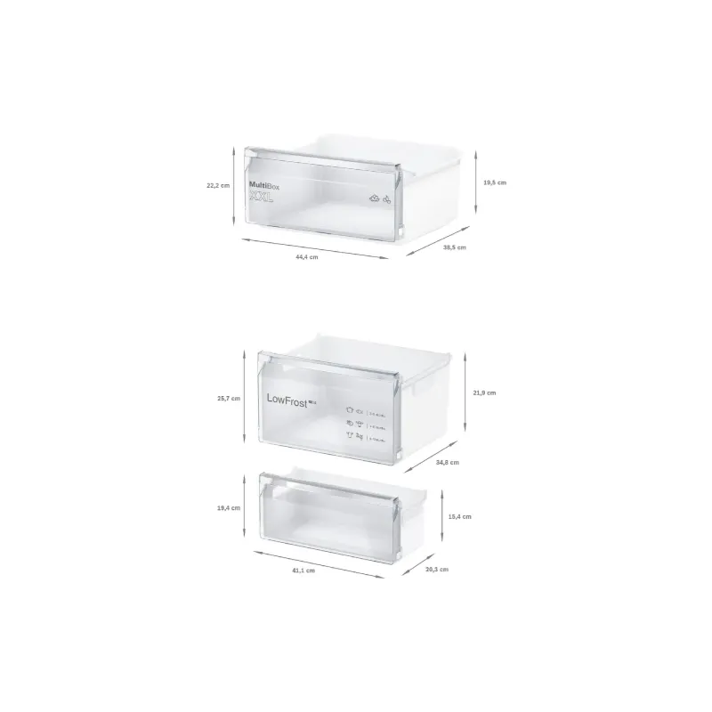 Εντοιχιζόμενο ψυγείο Bosch, White (KIV87NSE06)