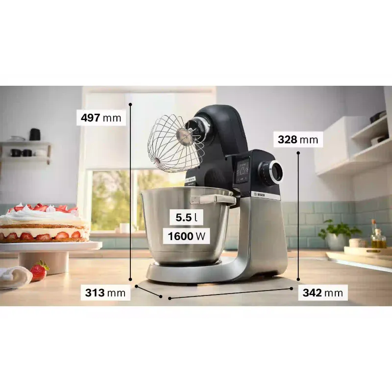 Küchenmaschine Bosch, Gray (MUMS6ZS34)