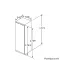 Вбудована морозильна камера Bosch (GIN81VEE0), 212 л, 177 х 55 х 55 см, White