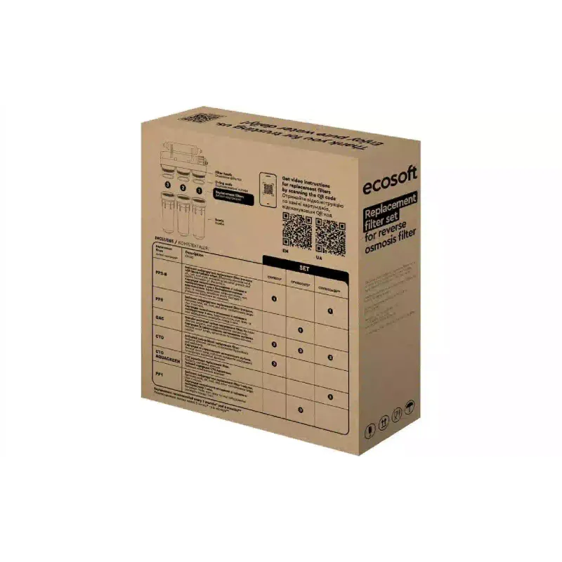 Постфільтр для води Ecosoft (CHV2010ECOPKG+CPV3COSTD)