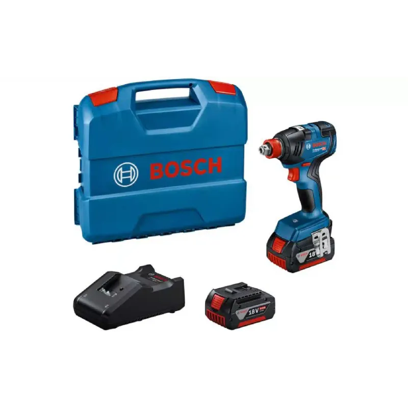 مفك براغي لاسلكي يعمل بالصدمات Bosch Professional GDX 18V-200 (0.601.9J2.206)