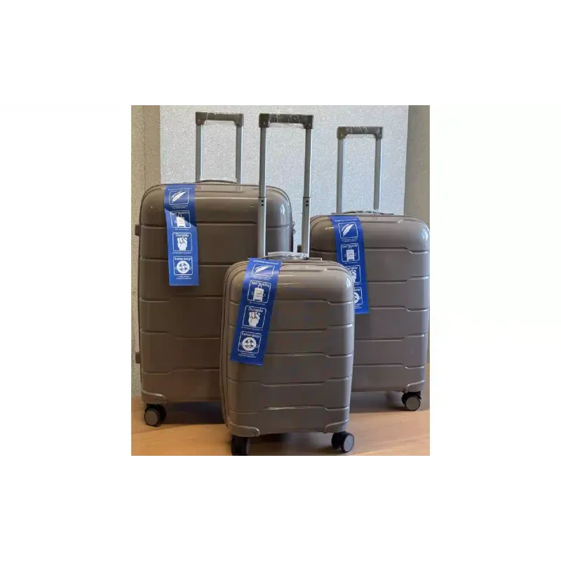 A set of suitcases 2E  M6910 (2E-PP-M6910-SET3-BK), L+M+S, Black