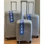 A set of suitcases 2E  M6910 (2E-PP-M6910-SET3-RG), L+M+S, Pink Gold