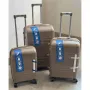 A set of suitcases 2E  M6939 (2E-PP-M6939-SET3-DG), L+M+S, Dark Grey