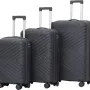 Комплект куфари 2E  M6993, Black (2E-PP-M6993-SET3-BK)