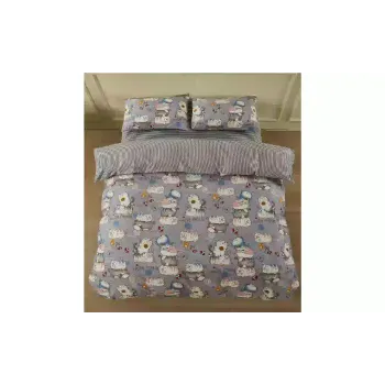 Juego de ropa de cama Ardesto Aura Flowers, Green (ART1622AW)