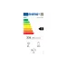 Refrigerator with bottom freezer Snaige (RF66IFB-P5002EH), 243/83 l, 201 x 60 x 61 cm, White