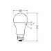Лампа світлодіодна Osram LED A75 (4058075630239), E27, 10 Вт