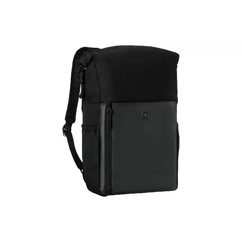 Hátizsák 15,6"-os laptophoz Wenger Urban One Roll-Top, Black (653890)