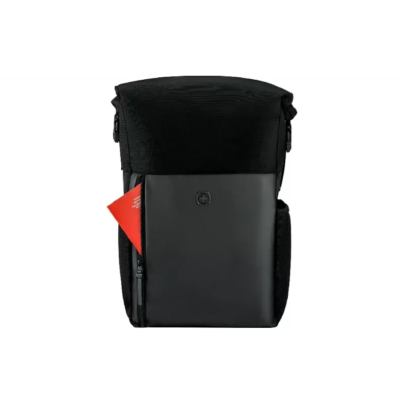 Hátizsák 15,6"-os laptophoz Wenger Urban One Roll-Top, Black (653890)