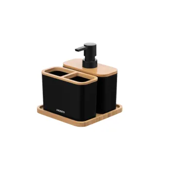 Badezimmerset Ardesto Minimalism, Black (ARHB3123BB)