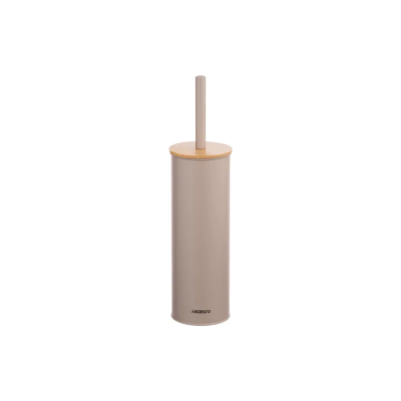 Conjunto de escova sanitária com suporte Ardesto Minimalism, Beige (ARHB3503GB)