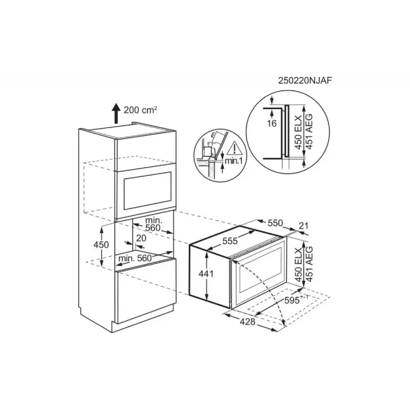 Beépített borhűtő Electrolux, Matte Black (KBW6T)