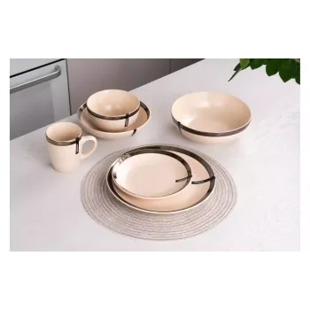 Тарелка суповая Ardesto Liguria, Cream (AR2920LCC)