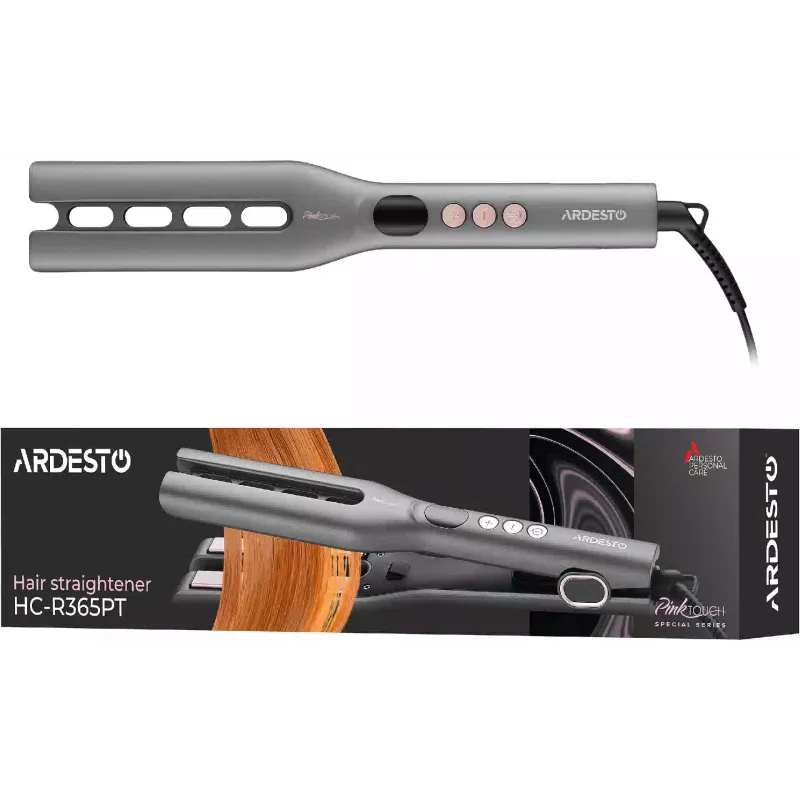 Ισιωτικό μαλλιών Ardesto Pink Touch, Gray (HC-R365PT)