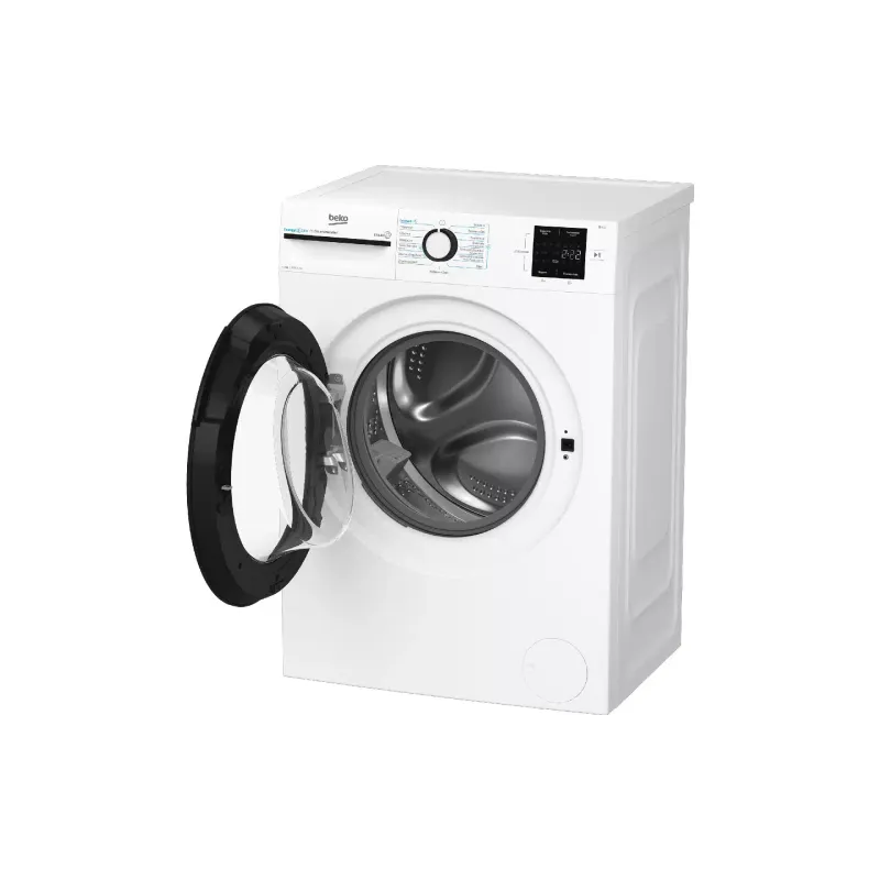 غسالة ملابس ذات تحميل أمامي Beko (BM3WFU38215WB)