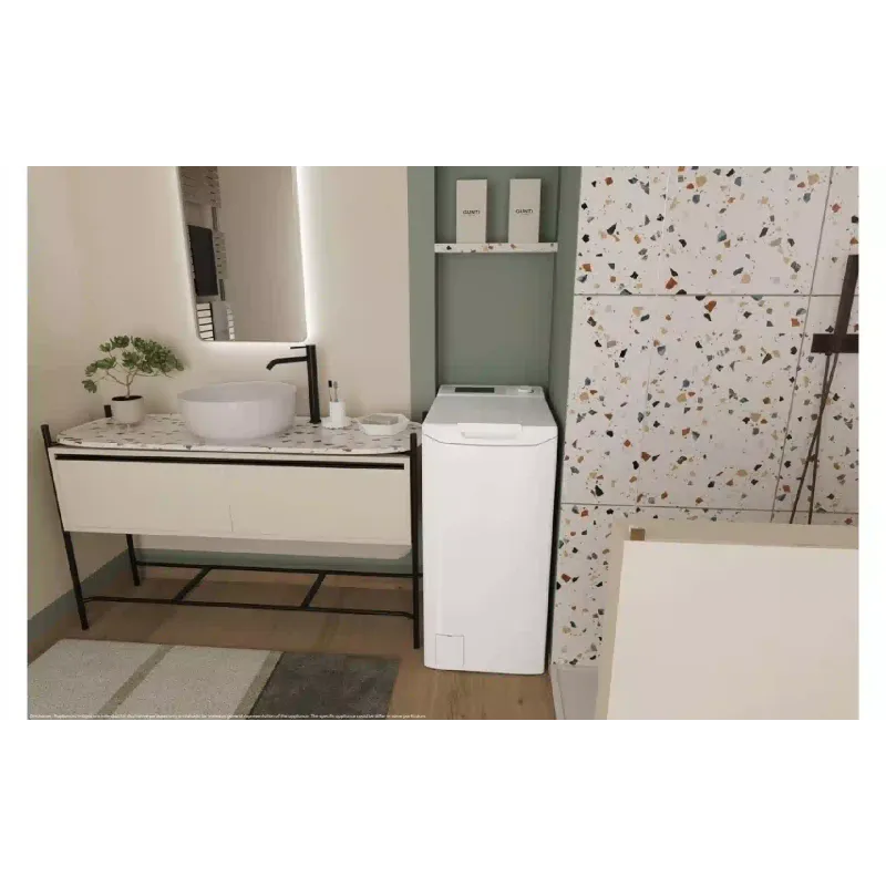 Πλυντήριο Candy, White (TCA273D3-S)