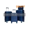 Комплект куфари 2E  M7977, Dark Blue (2E-PP-M7977-SET3-DB)