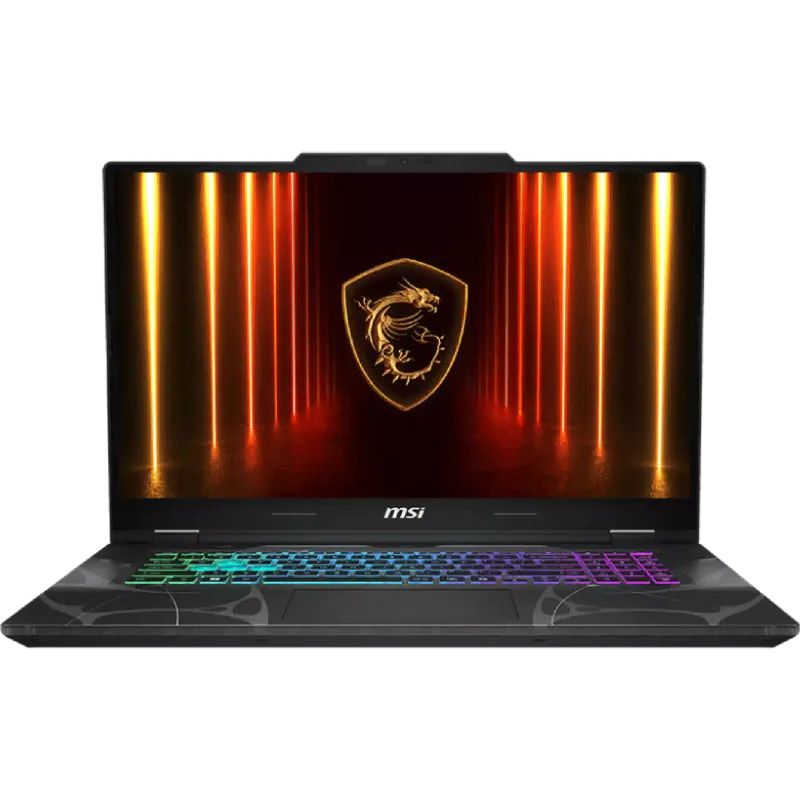 Ноутбук MSI Cyborg 17 17.3" FHD 16Gb/512Gb/C7-240H/RTX 5050-8/DOS Translucent Black B2RWEKG-428XUA (9S7-17U332-428)