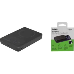 Powerbank Belkin Slim Magnetic Wireless 10000 mAh, Black (BPD017HQBK)