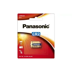 Батарейка Panasonic CR2 (CR-2W/1BE), літієва Батарейка Panasonic CR2 (CR-2W/1BE), літієва