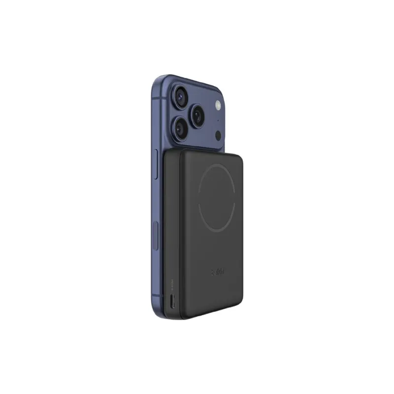 Външна батерия Belkin Slim Magnetic Wireless 10000 mAh, Black (BPD017HQBK)