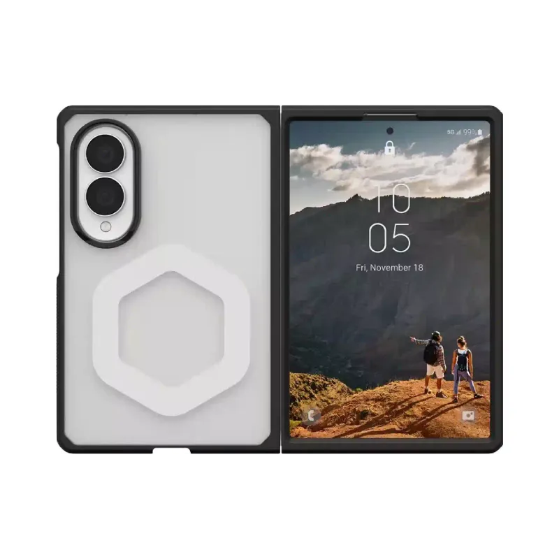 جراب سامسونج جالاكسي زد فولد 8 UAG Mouve with Magnet Ice (214562114343)