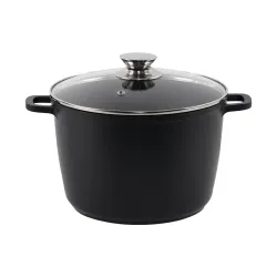 A saucepan with a glass lid Ardesto Gemini Lazio (AR1910CA), 10 l, Black