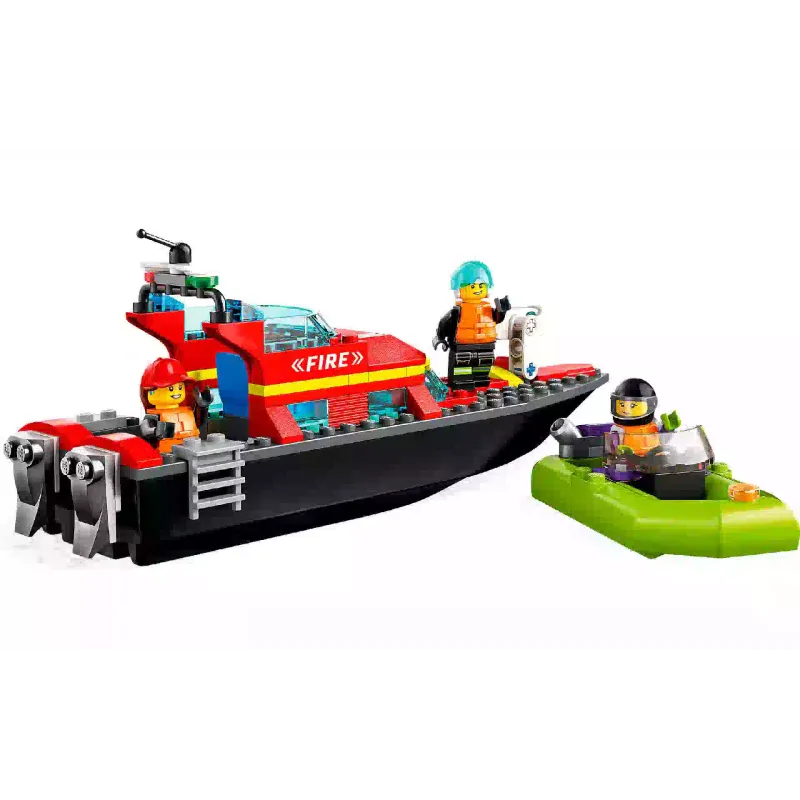 Konstruktőr LEGO City Fire Fire Rescue Boat (60373)