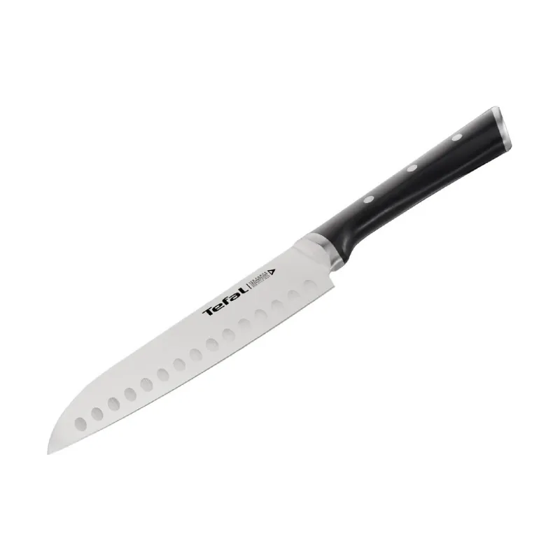 Cuchillo santoku Tefal Ice Force, Black (K2320614)
