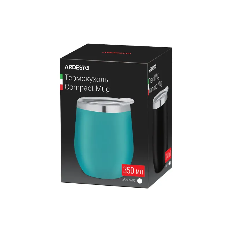 Θερμοκύπελλο Ardesto Compact Mug, Light Blue (AR2635MMS)