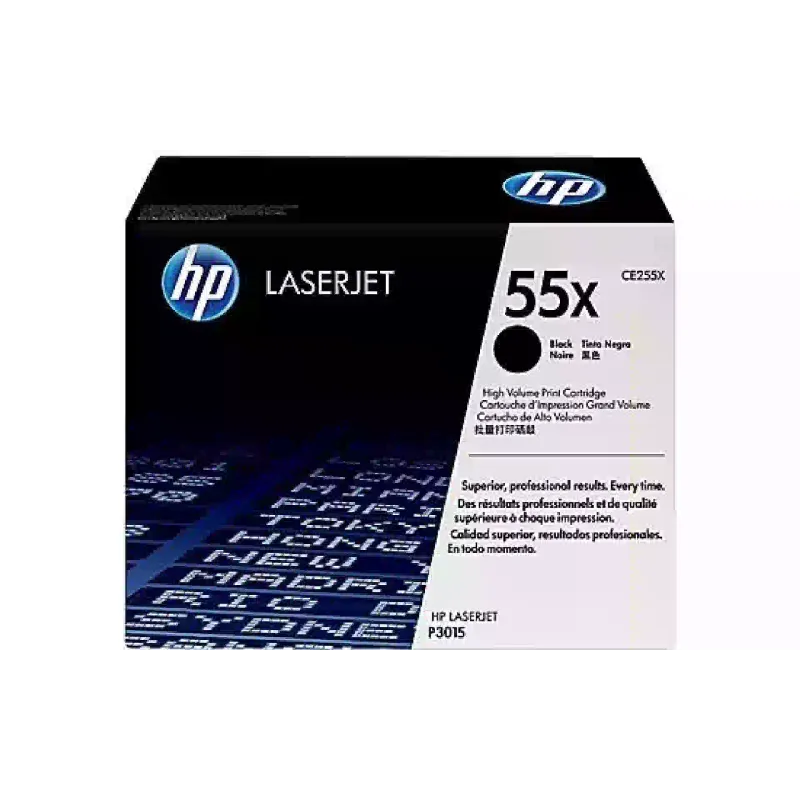 Cartucho HP 55X, Black (CE255X)