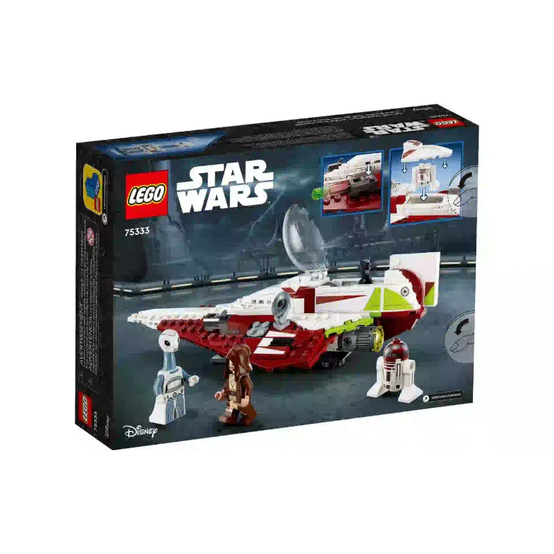 Konstruktőr LEGO Star Wars Obi-Wan Kenobi's Jedi Starfighter (75333)