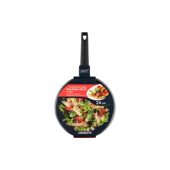 Globoka ponev s pokrovom Ardesto Gemini Gourmet Viareggio, Black (AR1924GDL)