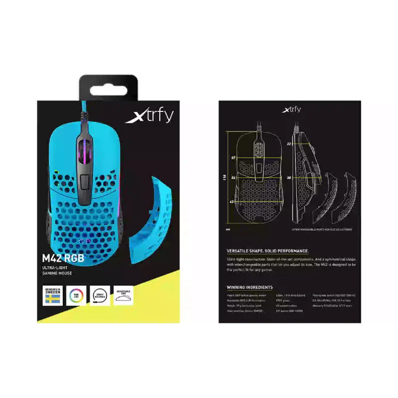 Maus Xtrfy (XG-M42-RGB-BLUE)